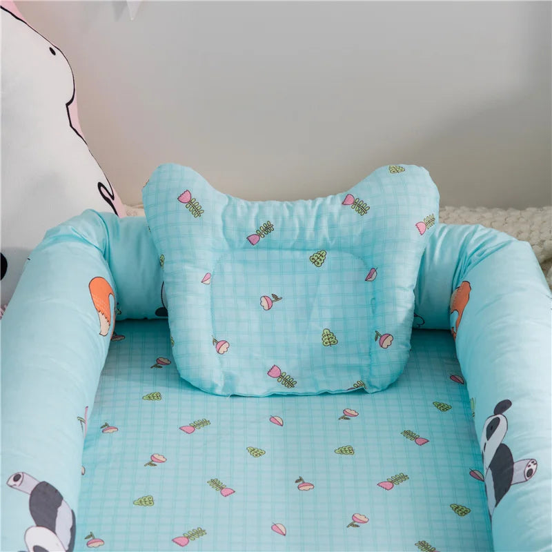 Portable Folding Baby Nest Travel Bed Crib Newborns Cots Sleep Nest Infant Cradle Bed Cuna Baby Nest Baby Dropshipping 90*50cm