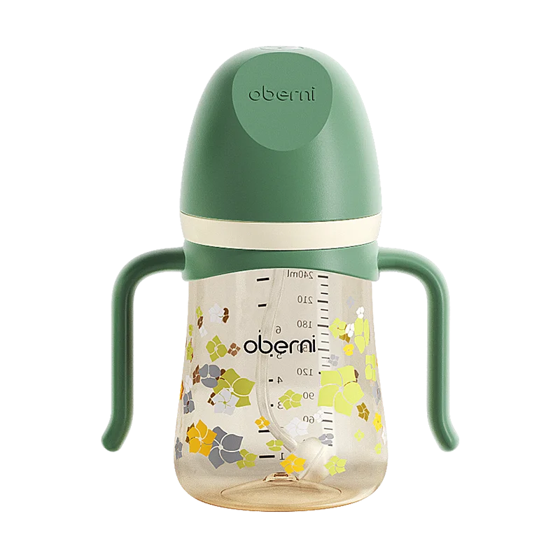 Oberni Baby Learning Drink Cup Sippy Anti Choking Water Straw Bottle For 6 Months And 1-4 Years Old Over