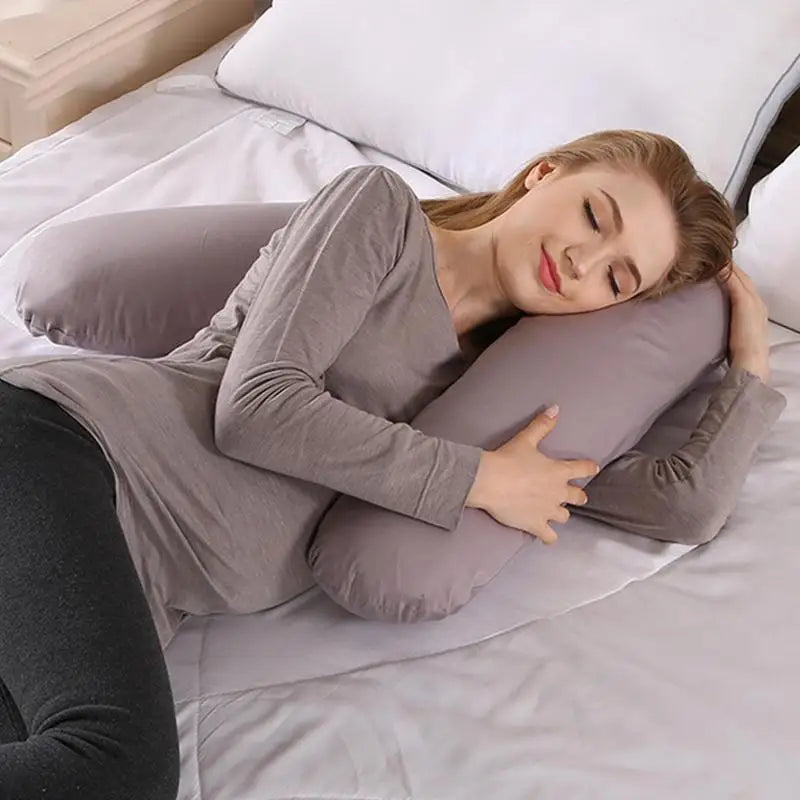 V Shaped Maternity Pillows For Sleeping Soft Body Pillow Removable Soft Pillow Nursery Must Haves For Pregnant Mom Essentials