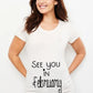 See You In May Print Announcement Pregnant T Shirt Maternity Short Sleeve T-shirt Pregnancy  Shirt New Mom Tshirts Clothes Tops
