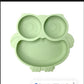 Baby Silicone Suction Plate – Cartoon Smile Face Bowl