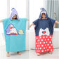 Kids Beach Poncho Towels Quick-Dry Absorbent for Baby Shower, Children's Hooded Bathrobe for Boys Girls Wearable Swim Bath Towel