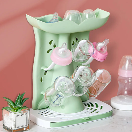 Bottle Drying Rack Baby Milk Holder Draining Station Space Saving Drying Rack For Bottles Drying Stand Drain Board Drying Shelf