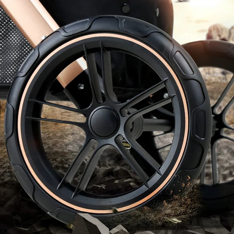 New baby stroller 3 in 1 with car seat,Baby carriages Can sit or lie down multiple child stroller folding Baby stroller