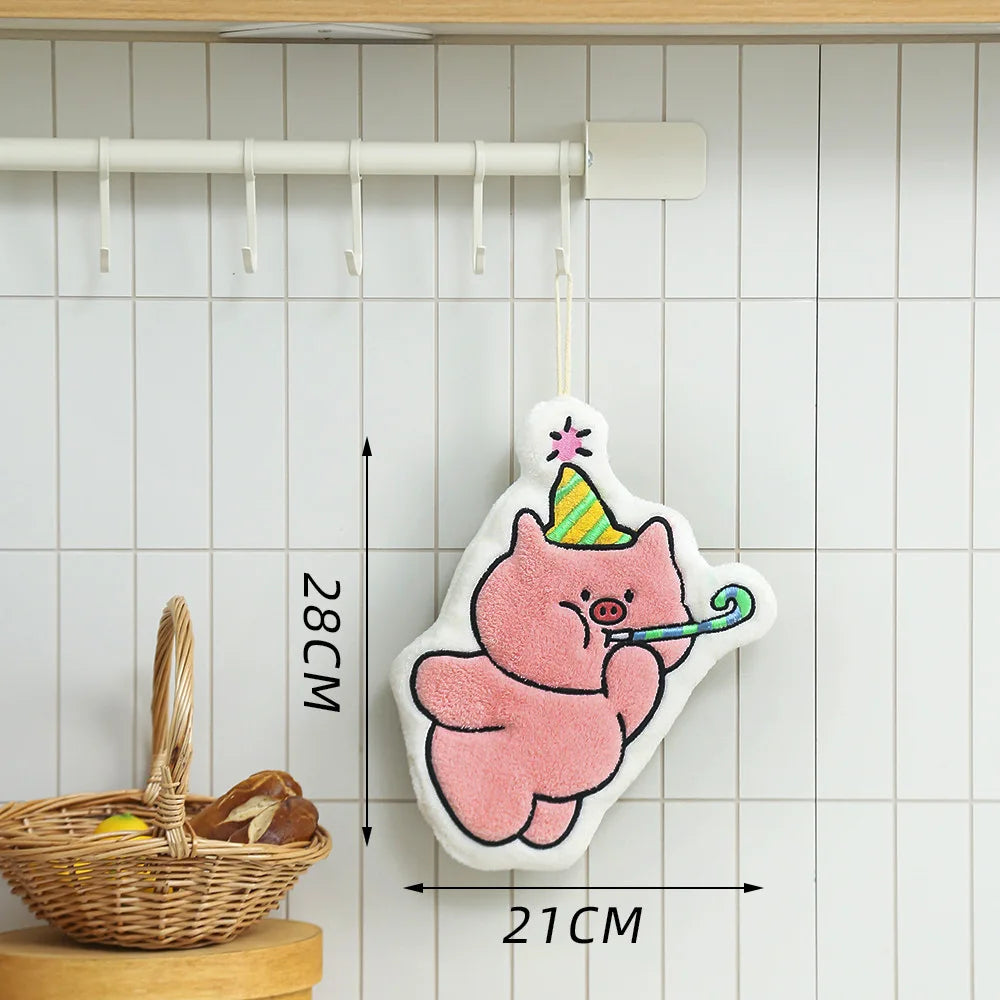 Hand Towels Wet Wipes Towel Bread Cheese Hanging Towel Bathing Towel Kitchen Handkerchief Absorbent Wipe Cloth toallas de mano