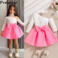Toddler Girl 2PCS Summer Set – One-Shoulder T-Shirt & Skirt