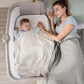Baby Room Furniture Baby Bedside Crib New Born 9 Height Adjustable Crib Baby Bed Bedside Co-Sleeper bassinet with Mattress