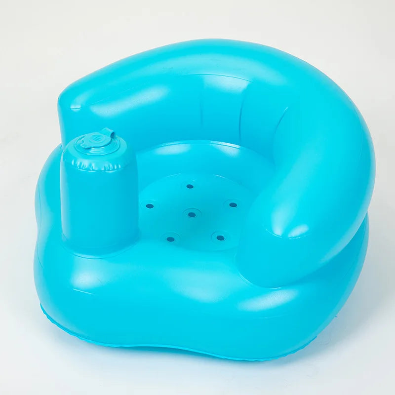 Inflatable Baby Bath & Lounge Chair – Soft, Portable Kids' Sofa
