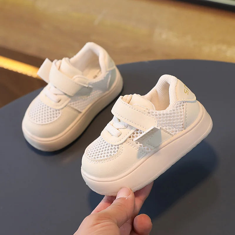 Kids Mesh Sports Shoes Boys Casual Sneakers Spring Summer Non Slip Girls Board Shoes Children Soft Soled Baby Toddlers Shoes