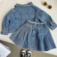 Toddler 2PCS Set – Casual Fairy Jeans Outfit for Girls