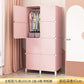 Modular Minimalist Wardrobe Space Saving Fabric Display Nordic Modern Wardrobe Living Room Baby Plastic Ropero Salon Furniture