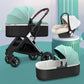 BETSOCCI Baby Stroller Four Wheel Trolley 2 in 1/ 3 in 1 High Landscape Folding Portable Trolley Two Way