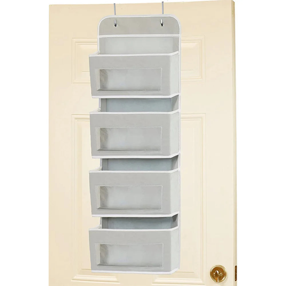 Multi-Layer Door Hanging Storage Bag - Multifunctional Fabric Organizer For Bedroom Closet And Baby Nursery