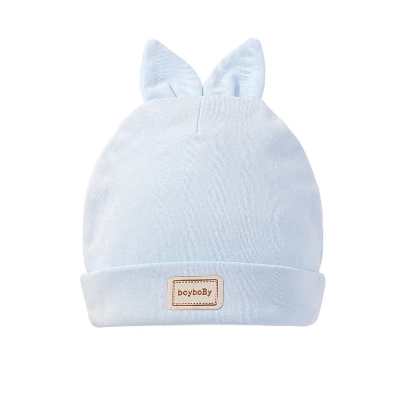 Ensemble bonnet et bavoir aux couleurs acidulées pour bébés garçons et filles