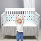 Baby Bed Crib Bumper Newborns Surrounding Barriers Zipper Cotton Bed Fence Braid Infant Anti-collision Cot Protector Room Decor