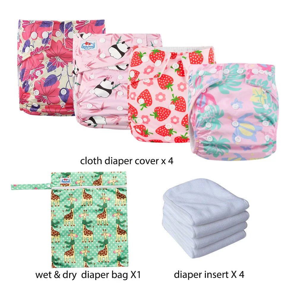 Babyland Waterproof Cloth Diaper Kit