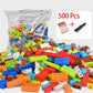 500/1000Pcs MOC Random Bulk Assemble Building Blocks Basis Parts Accessory DIY Creative Bricks Model Toys for Children Gifts