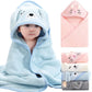 Towels Newborn Cartoon Animal Baby Bath Soft Hooded Towel Blanket Toddler Bathrobe Warm Sleeping Swaddle Wrap for Boys Girls