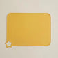 Solid color silicone meal mat, children's food grade silicone meal mat, anti slip and heat-resistant