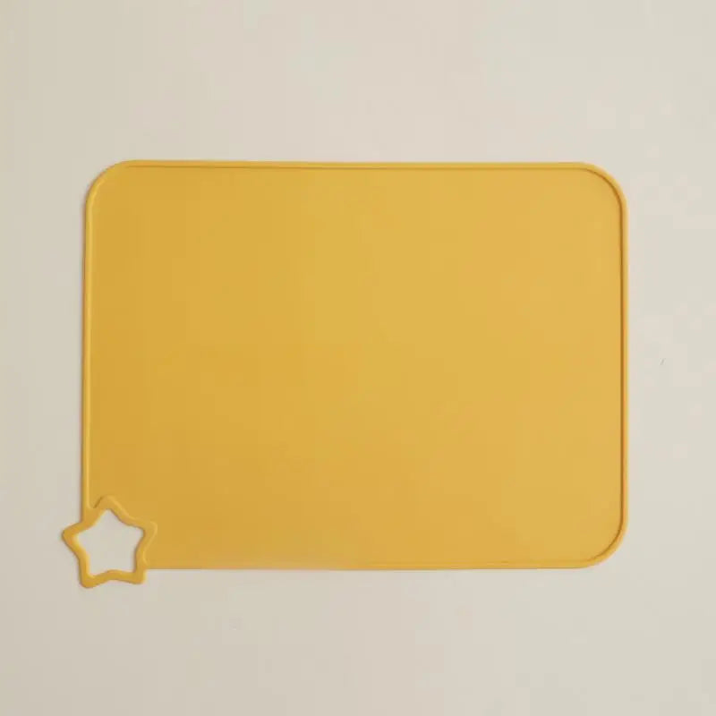 Solid color silicone meal mat, children's food grade silicone meal mat, anti slip and heat-resistant
