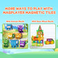 Magplayer Magnetic Building Blocks Construction Set Game Magnet Tiles Children Montessori Educational Toys For Kid Boy Girl Gift