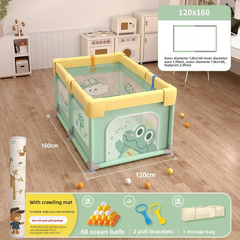Non-Toxic Baby Playpen with Crawling Mat