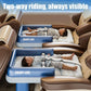 Toddler Travel Air Mattress – Soft, Foldable Bed with Guardrail for Plane, Car & Camping