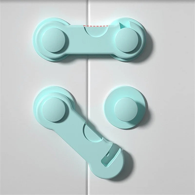 5/10/20PCS Child Lock Children Baby Drawer Anti-opening Cabinet Door Refrigerator Anti-pinch Safety Lock Buckle Protection