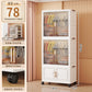 Children's Wardrobe Storage Cabinet Living Room Foldableable Bedroom Container Bins Large Capacity Baby Wardrobe Multi-Function