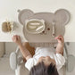 Food Grade Silicone Baby Bib Table Mat Infant Tiny Diner Portable Suction Cup Placemat For Kids Baby Feeding Kitchen Placemat