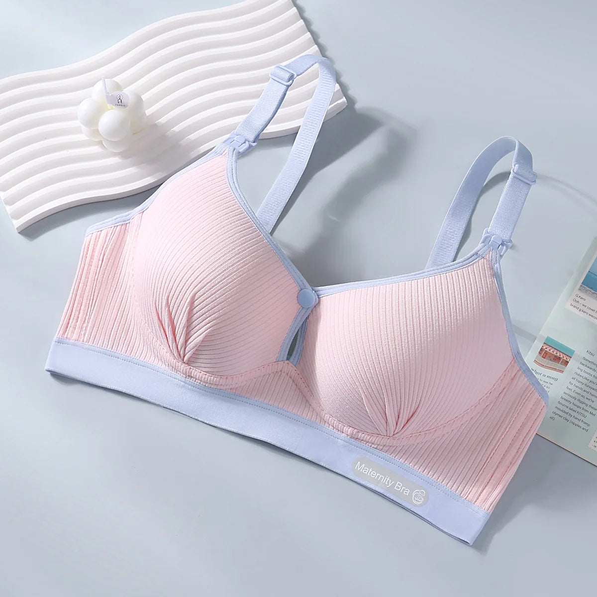 Women's Seamless  Breathable Nursing  Bra For All Seasons  Push-up  Pure Cotton  No Underwire  Maternity Sleepwear
