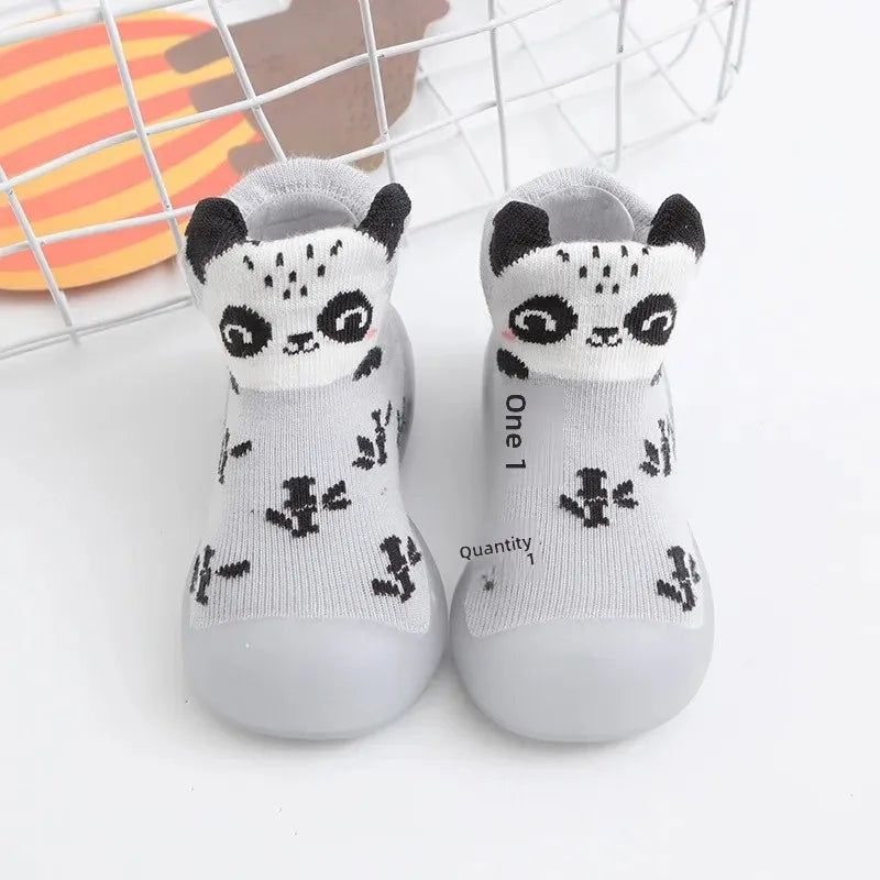 Baby Walking Shoes Soft Bottom Indoor Floor Shoes Anti-Slip Boys And Girls Six to Twelve Months Old Toddler Shoes Comfortable