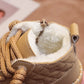 Autumn Winter Baby Girls Boys Snow Boots Warm Plush Children Shoes Cartoon Soft Sole Non-slip Outdoor Windproof Kids Boots