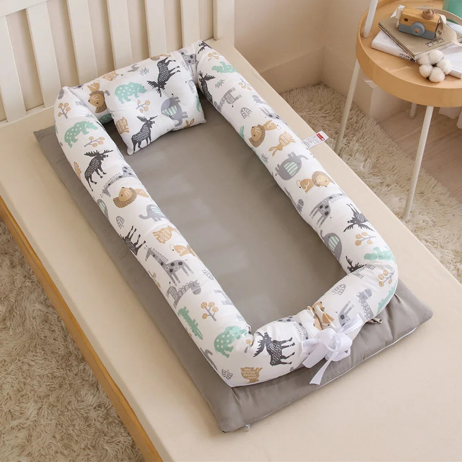 Portable Folding Baby Nest Travel Bed Crib Newborns Cots Sleep Nest Infant Cradle Bed Cuna Baby Nest Baby Dropshipping 90*50cm