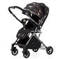 Ultra-light Four-wheel Baby Stroller Can Sit or Lie Down High-view Simple Baby Stroller Two-way Foldable Children's Stroller