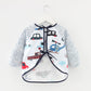 Newborn Baby Bibs Blouse Waterproof Long-sleeved Reverse Dressing Infant Eating Clothes Apron Bib Protective Clothing 0-2Years