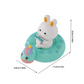 Toddler Bath Toy – Rabbit & Pig Rowing Water Play Set