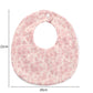 Flower Print Baby Bib Stuff Cotton Adjustable Snap Bandana Scarf for Kids Newborn Boys Girls Feeding Saliva Towel Burp Cloth