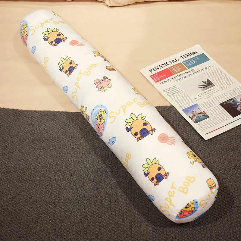 Cylindrical Throw Pillow Plush for Girls Multi-functional Sleep Support Cushion Long Bolster pregnancy Pillow Side Sleepers