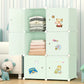 Kids Plastic Closet Storage Clothes Organizer Shelf Modern Minimalist Bedroom Baby Wardrobe Cheap Small Muebles Home Furniture