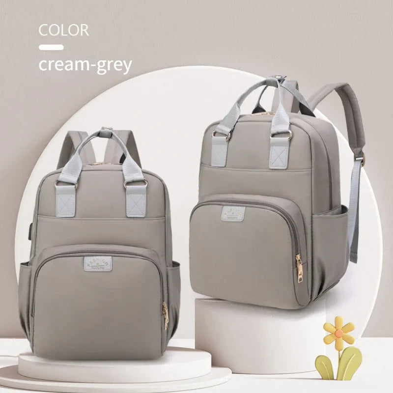 Outdoor Diaper Bag – Lightweight Oxford Backpack