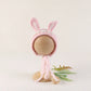 Cute Fox Flower Bonnet Newborn Wool Felt Photo Prop