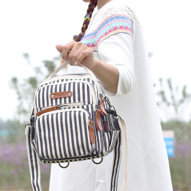 Fashion Casual Mommy Messenger Bag – Large Canvas Travel Diaper Bag