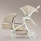 2025 newest twin baby stroller, poussette double baby stroller,high quality twin baby stroller with 1 year warranty
