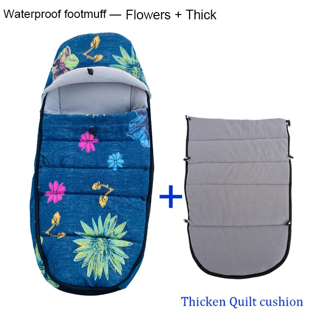 Universal Pushchairs Footmuff, Stroller Accessory Compatible with Babyzen YOYO, YOYO2 & YOYO3 strollers - Soft Lining & Fabric