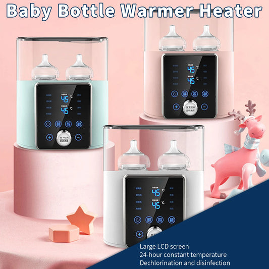 8-in-1  Multi function Baby Bottle Warmer Heater Sterilizer Fast Milk Warmer with Timer Breast Milk Newborn Accessories