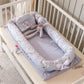 Portable Folding Baby Nest Travel Bed Crib Newborns Cots Sleep Nest Infant Cradle Bed Cuna Baby Nest Baby Dropshipping 90*50cm