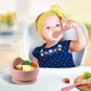 Ensemble d'apprentissage de l'autonomie alimentaire pour tout-petits – Bols en silicone avec couverts