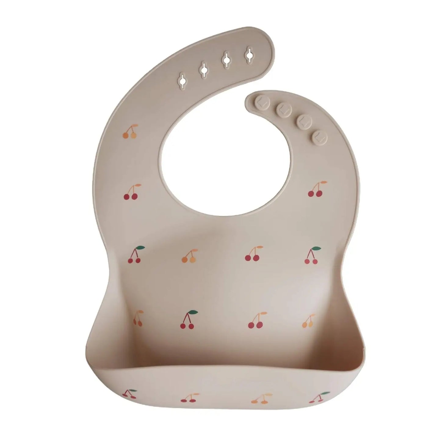 New Hot Adjustable Fit Waterproof Silicone Baby Bib with Crumb Catcher Pocket Easy To Clean and Comfortable To Wear