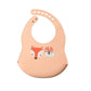 Baby Waterproof Bibs Toddler Silicone Bibs Cute Bowknot Aprons Kids Bib Girl Boy Adjustable Soft Silicone Bib Baby Feeding